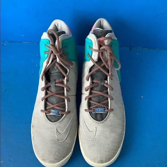 Nike LeBron 11 XI Lifestyle 'Wolf Grey' Green Pink Mens 11 616766-002 - Picture 8 of 8